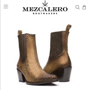 Mezcalero Amaya Gold Escama boot